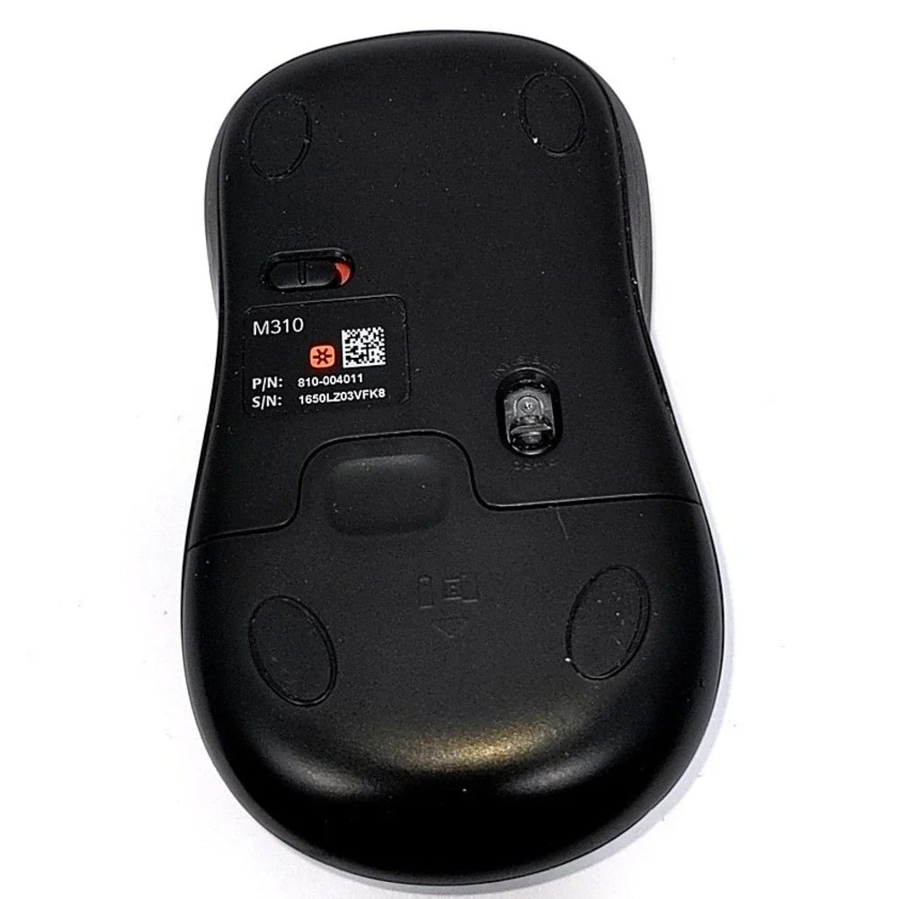 Logitech M310 Wireless Optical Mouse Blue Black 810-004011 Computer With Dongle